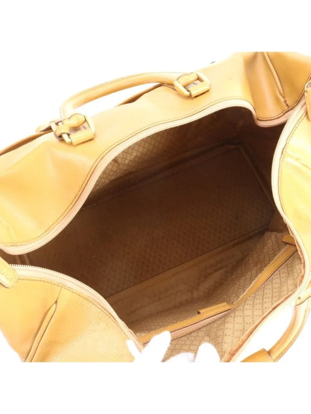 Gucci Leather 2-Way Boston Bag Crossbody Business Travel Tote Shoulder Messenger - Picture 7 of 11